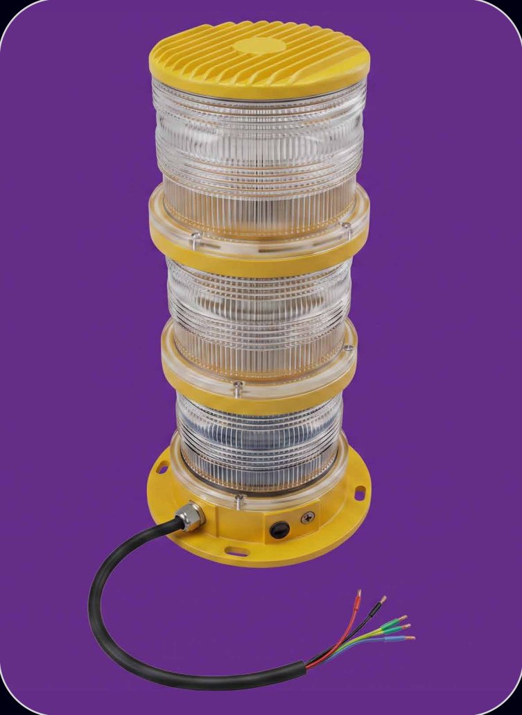 Triple-Tier Obstruction Light
